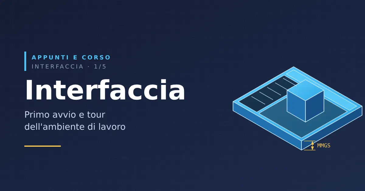 SolidWorks, primo avvio: un tour guidato dell'interfaccia